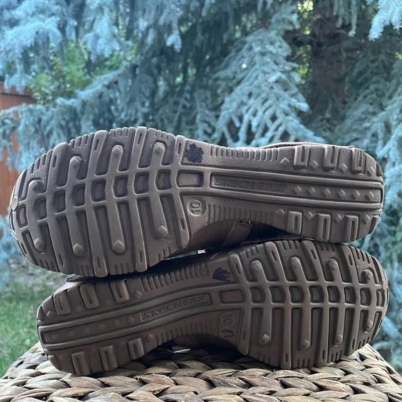 Skechers Cali Gear Tan Bronze Rubber Mary Jane Boat / Water Shoes Women’s 10 - Picture 8 of 9